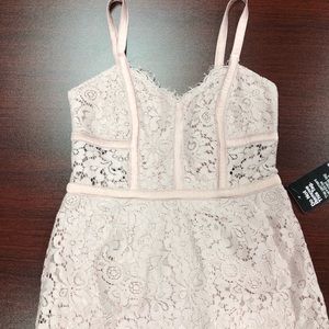 Express lace midi dress